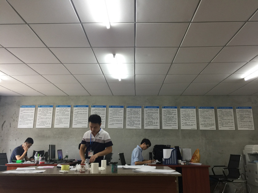 深圳中科建設集團華聯(lián)城市全景AB座裝修工程項目部